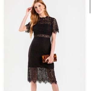 Francesca’s Lace Midi dress
